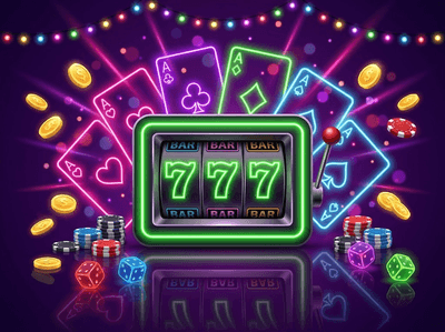 Modern MCWin online casino interface with neon lime effects